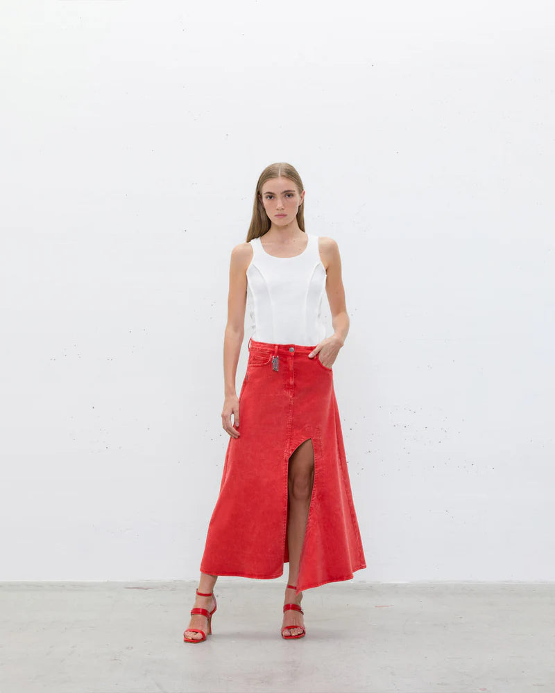 Crop tank top with sequins