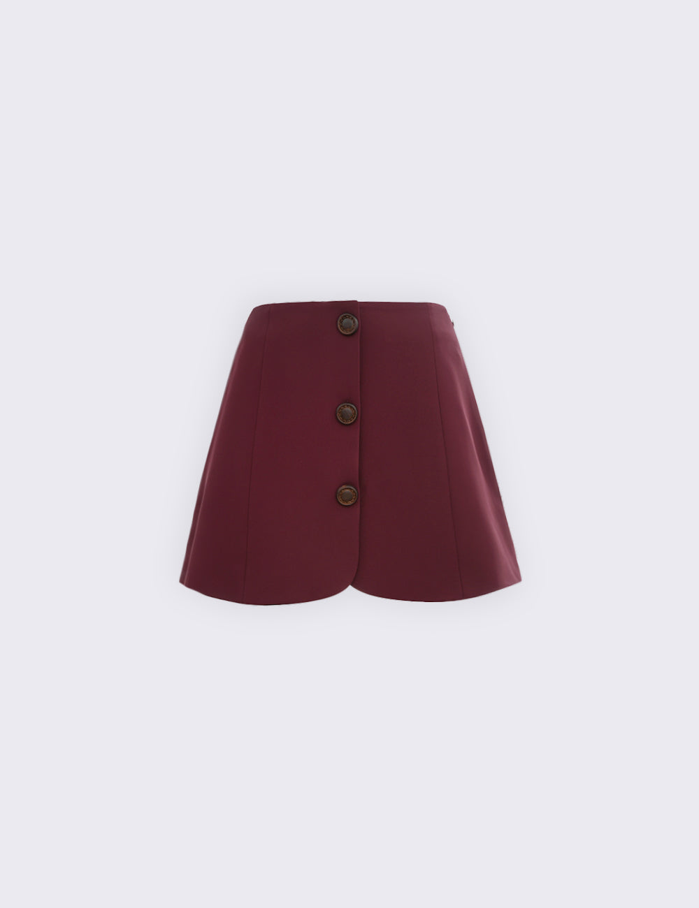 Short skirt with buttons