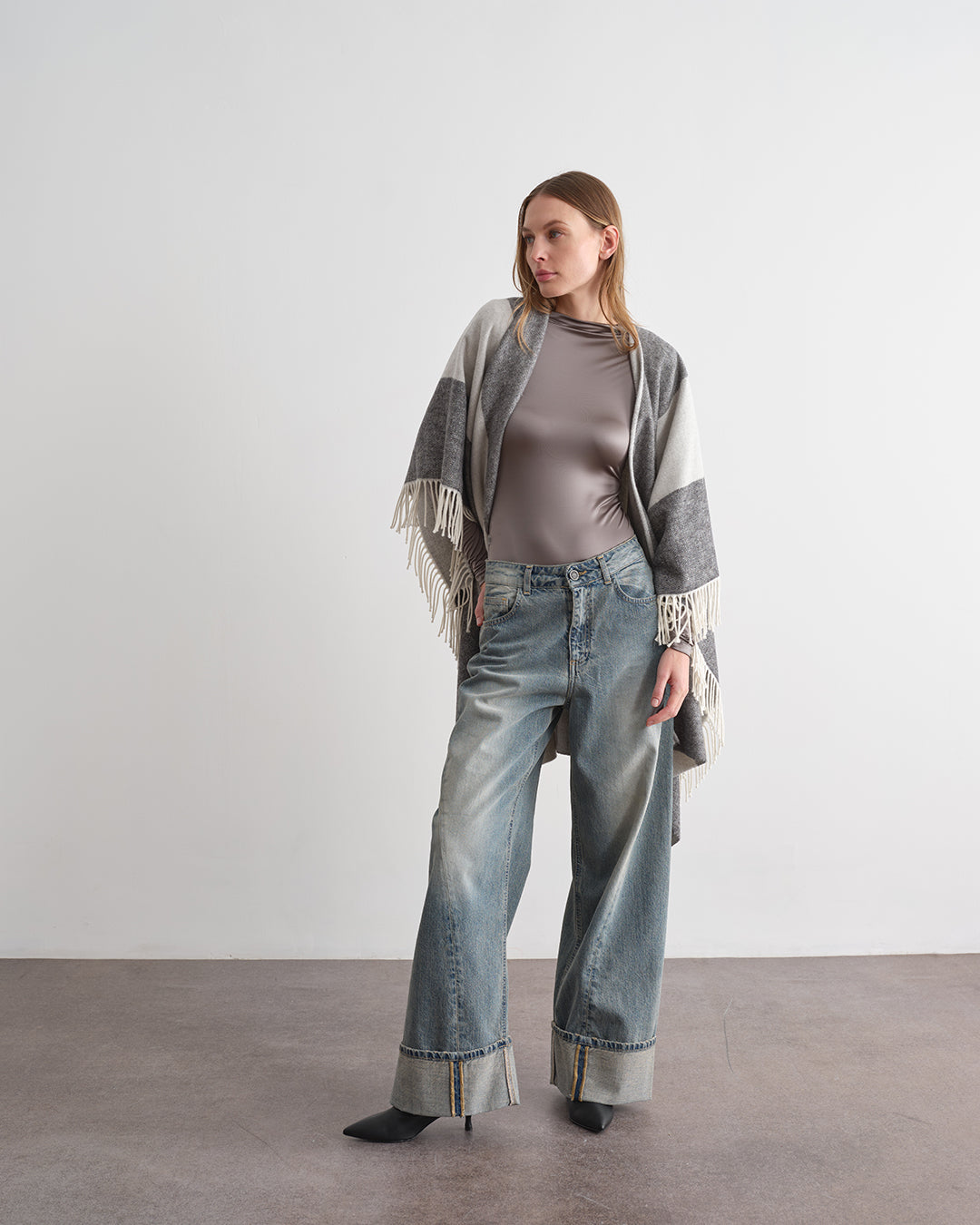 Blouse with pleated inserts (copy)