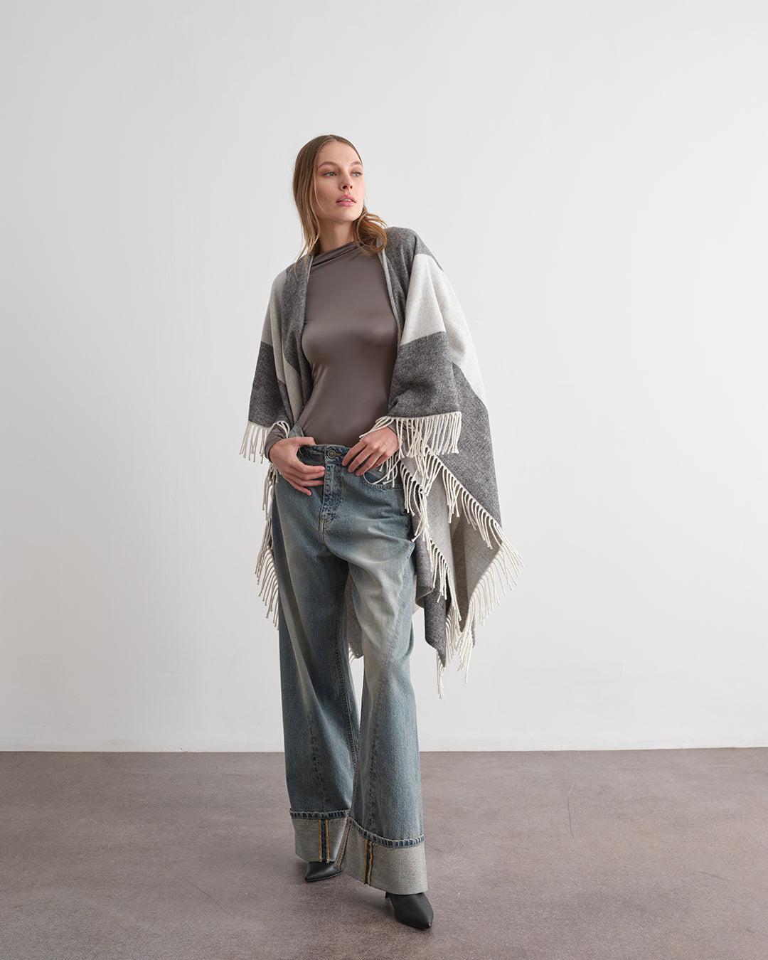 Blouse with pleated inserts (copy)