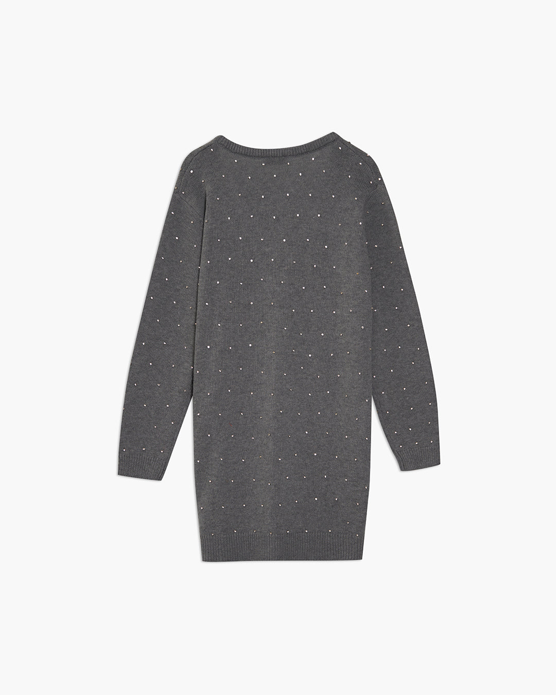 Sweater with round neckline and rhinestones (copy)