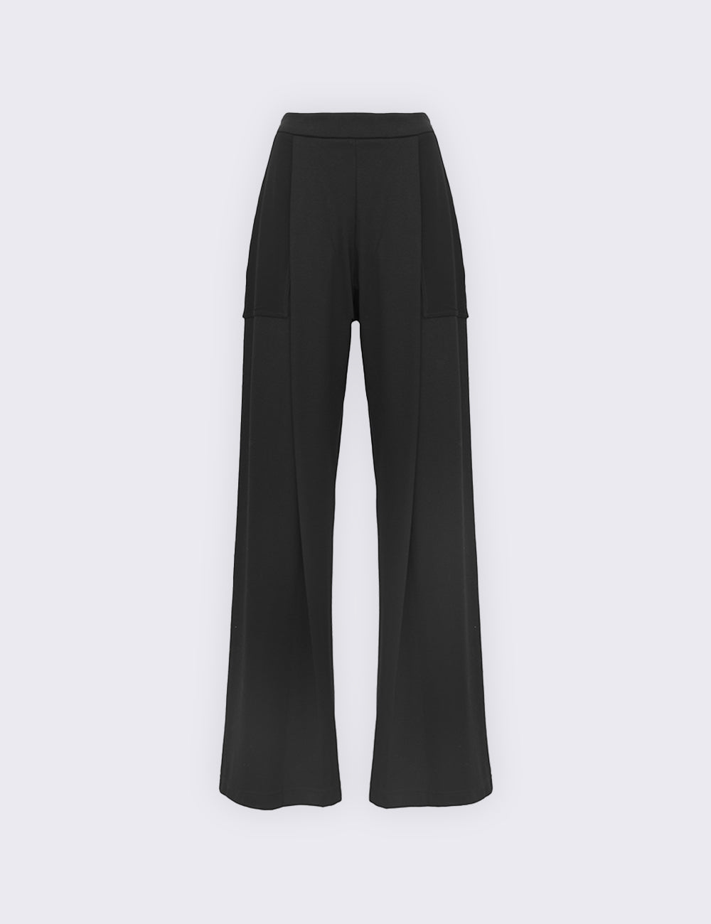 Palace trousers with transparent effect pockets