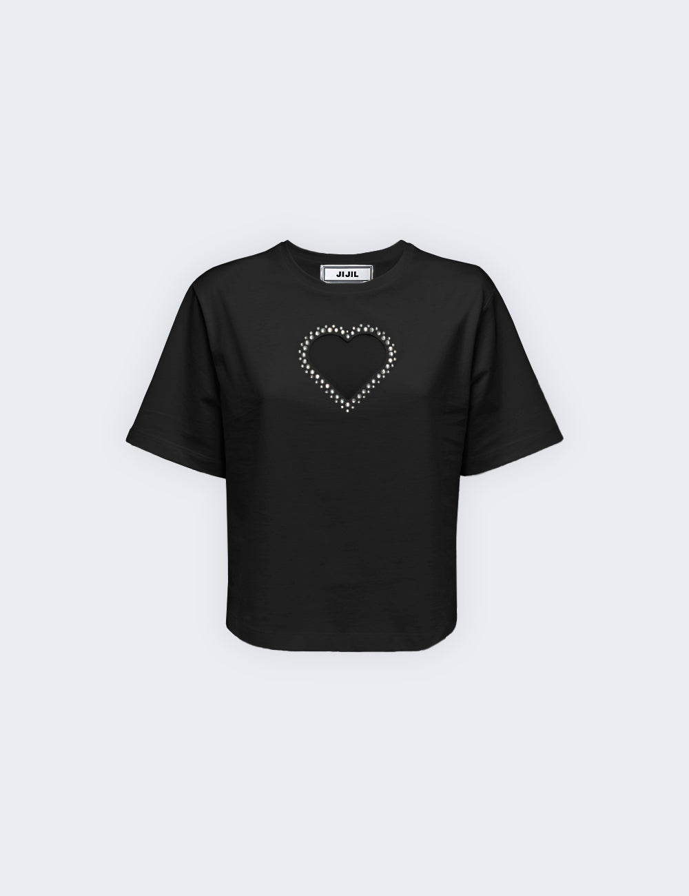 T-shirt with heart insert